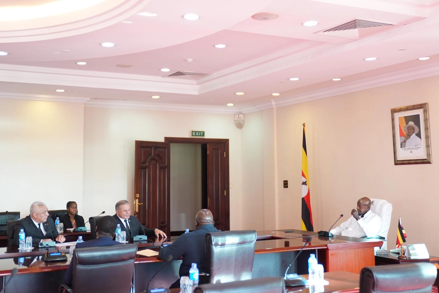 Turkmen delegation holds high-level talks with Uganda leadership