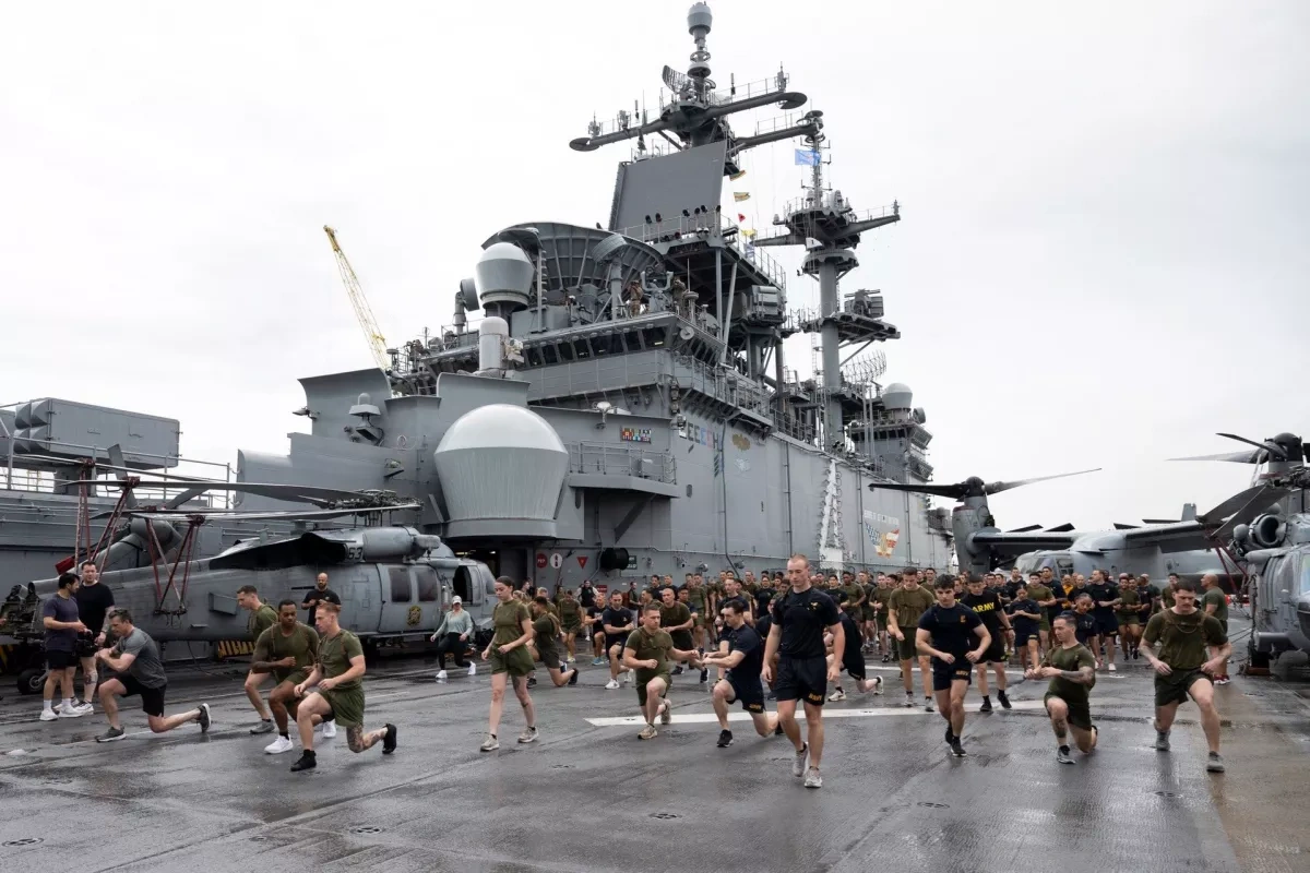 US defence chief joins military training aboard USS Boxer in Singapore PHOTO / VIDEO