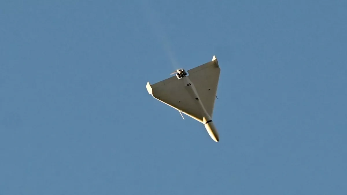 Russian "Shahed" drone hits apartment building in Ukraine Video