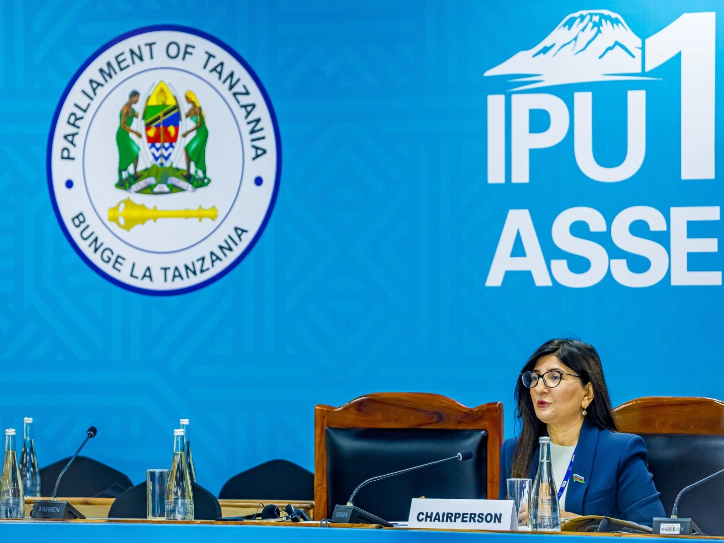 Azerbaijani MP Sevil Mikayilova delivers report at 153rd IPU Assembly (PHOTO)