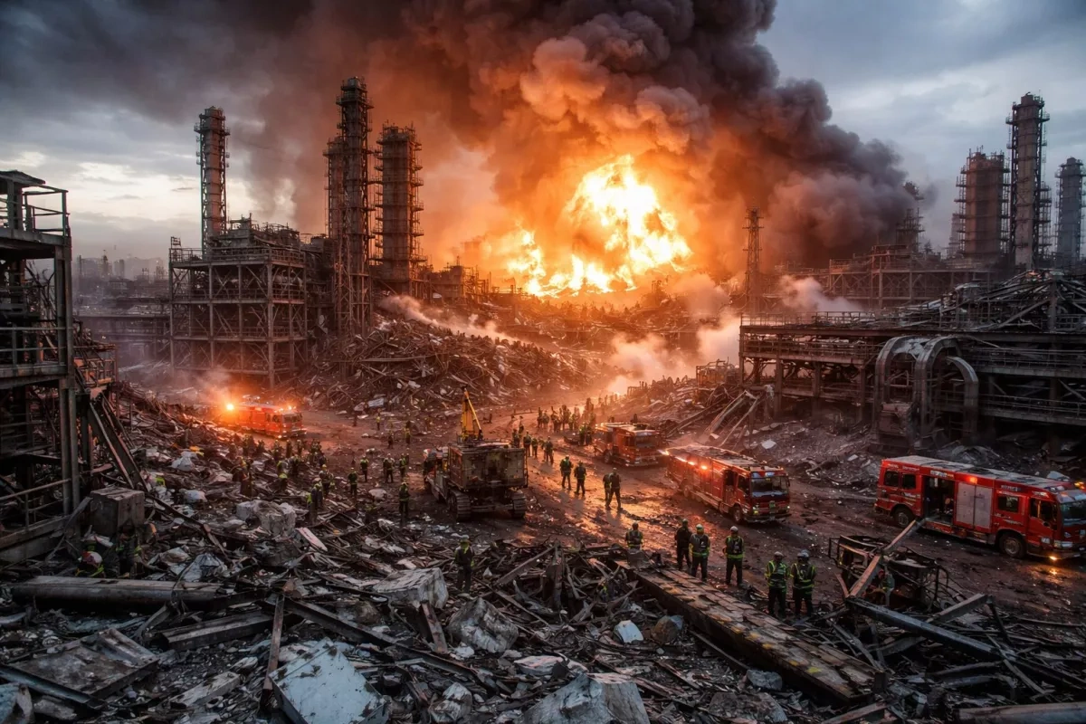 Factory blast in northern China leaves 2 dead, 66 hospitalised
