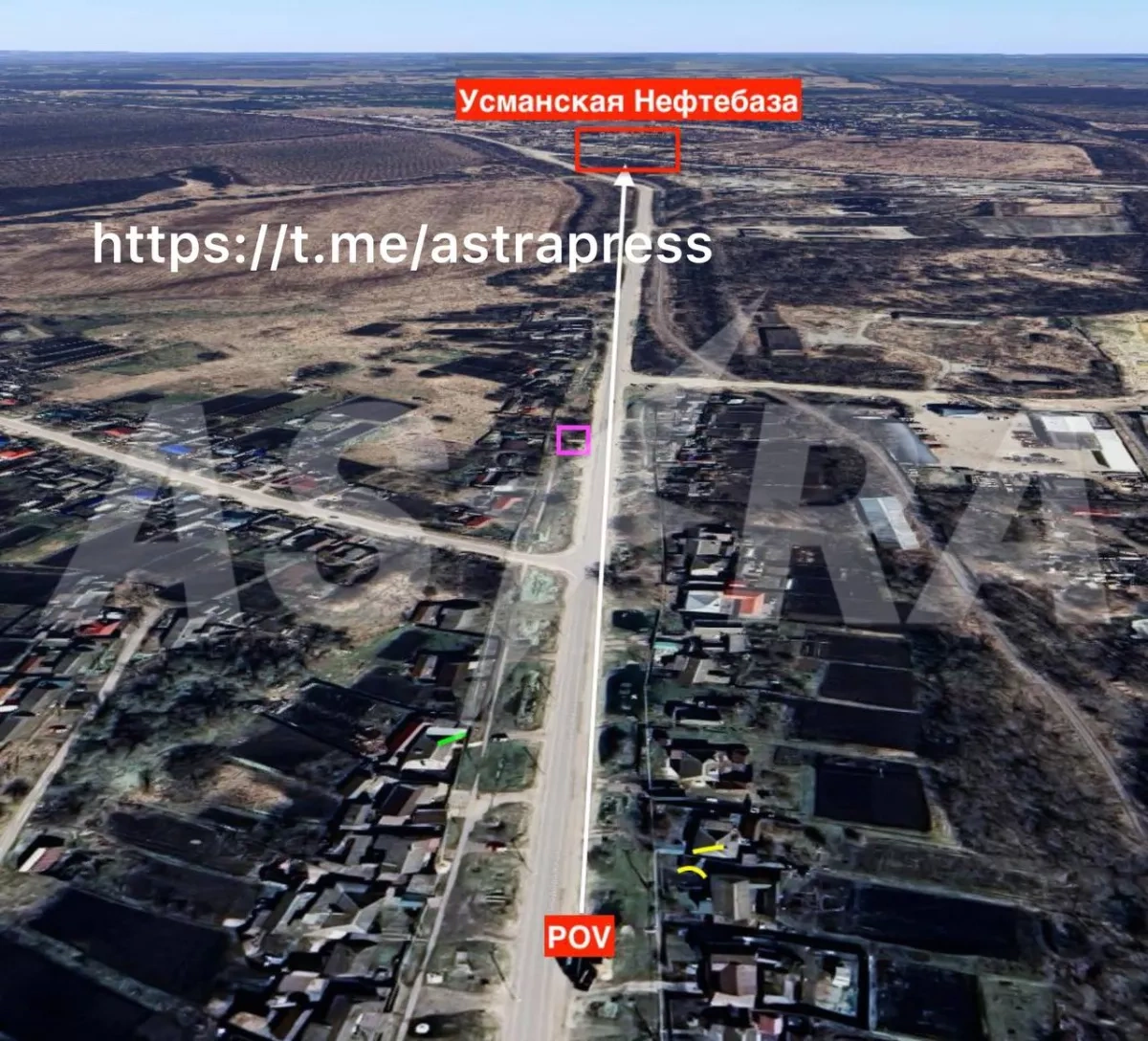 ASTRA: Russia's Usman oil depot ablaze after overnight attack PHOTO / VIDEO