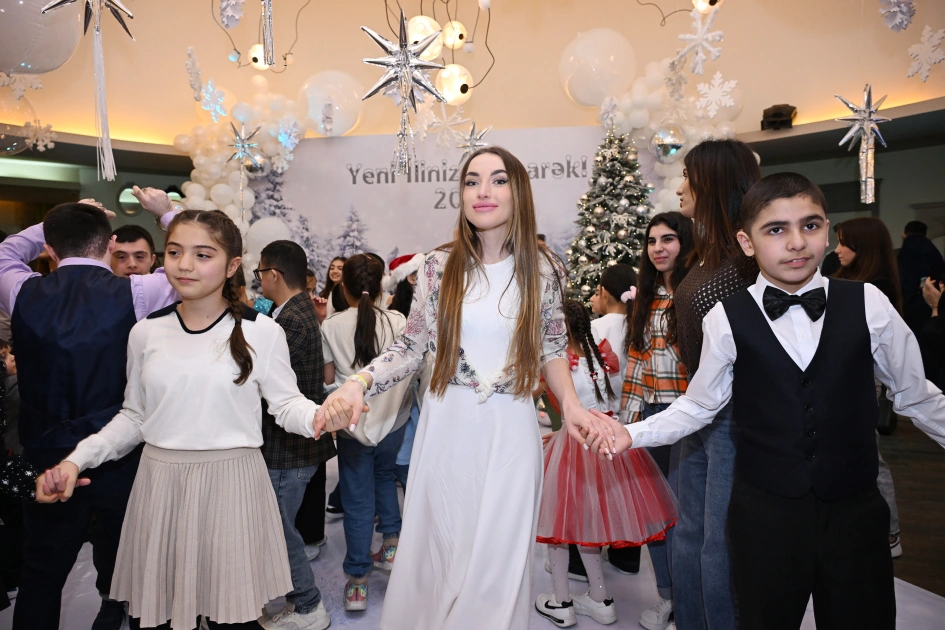 Heydar Aliyev Foundation VP Leyla Aliyeva, Head of Baku Media Center Arzu Aliyeva and Alena Aliyeva join festive celebrations for children with special needs in Baku (PHOTO)