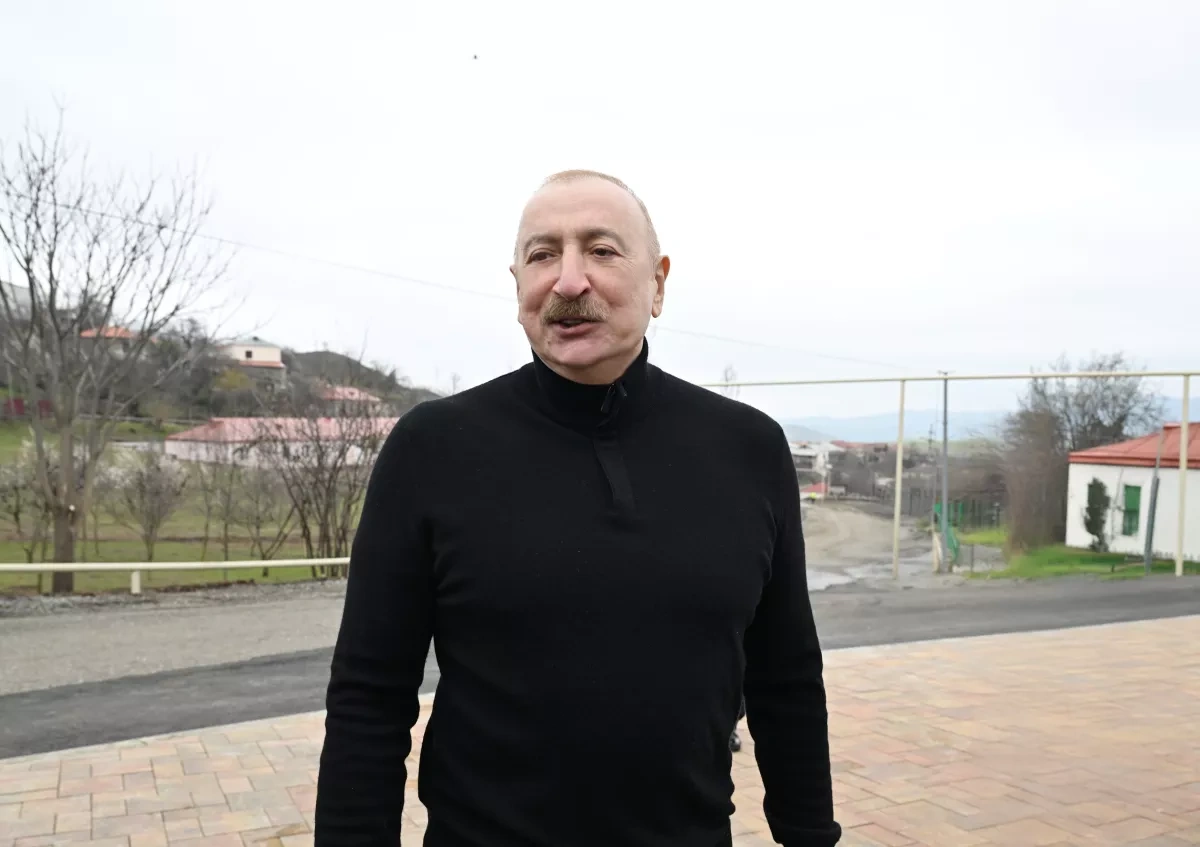 Azerbaijani President, First Lady celebrate village restoration in Khojavand PHOTO