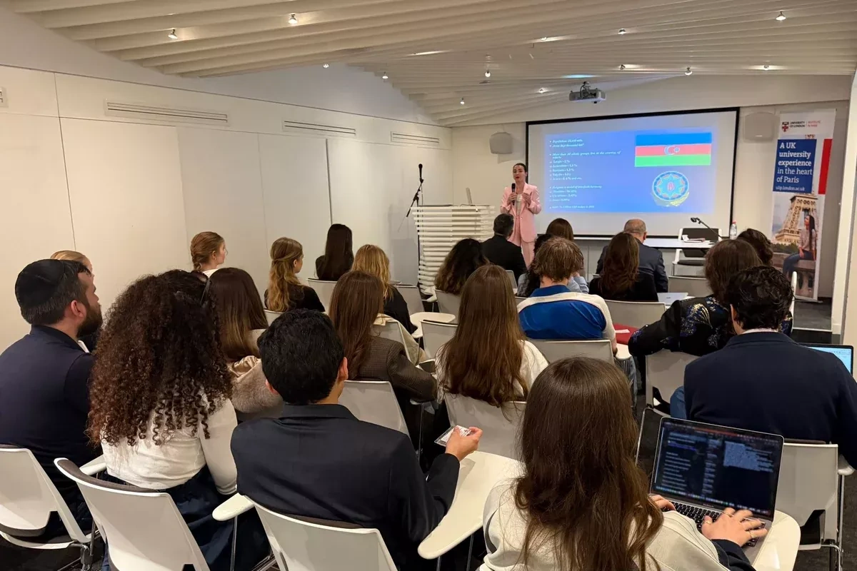 Azerbaijan diplomacy in focus at Paris student gathering