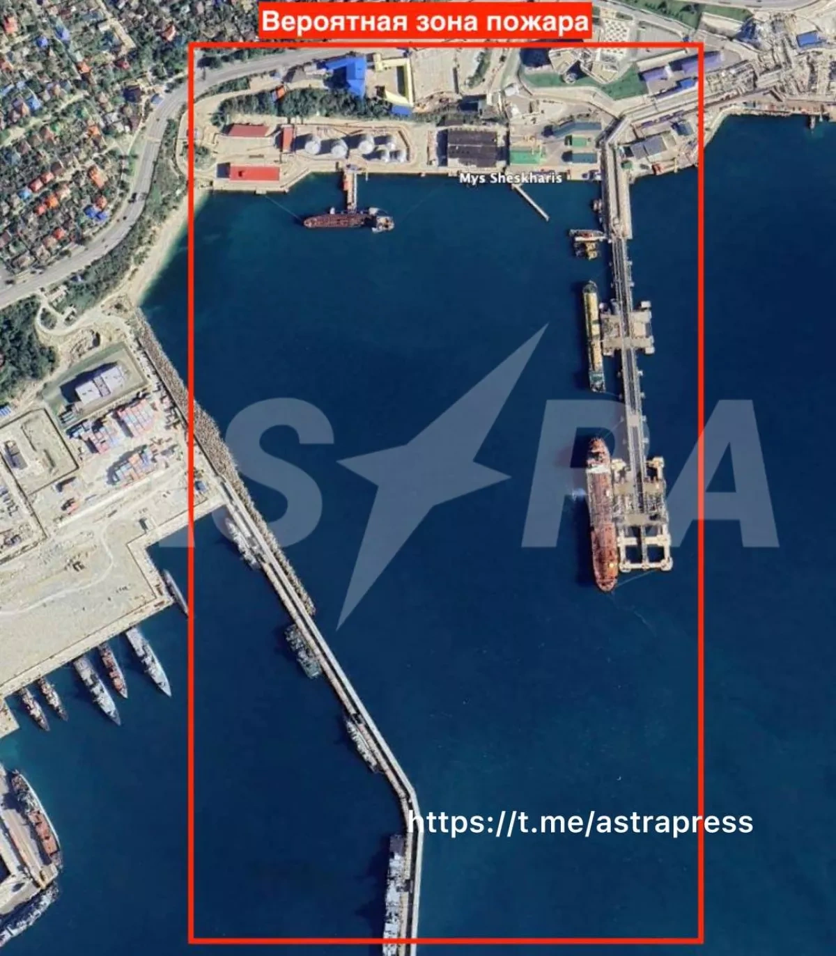 ASTRA: One of southern Russia’s largest oil terminals ablaze PHOTO / VIDEO