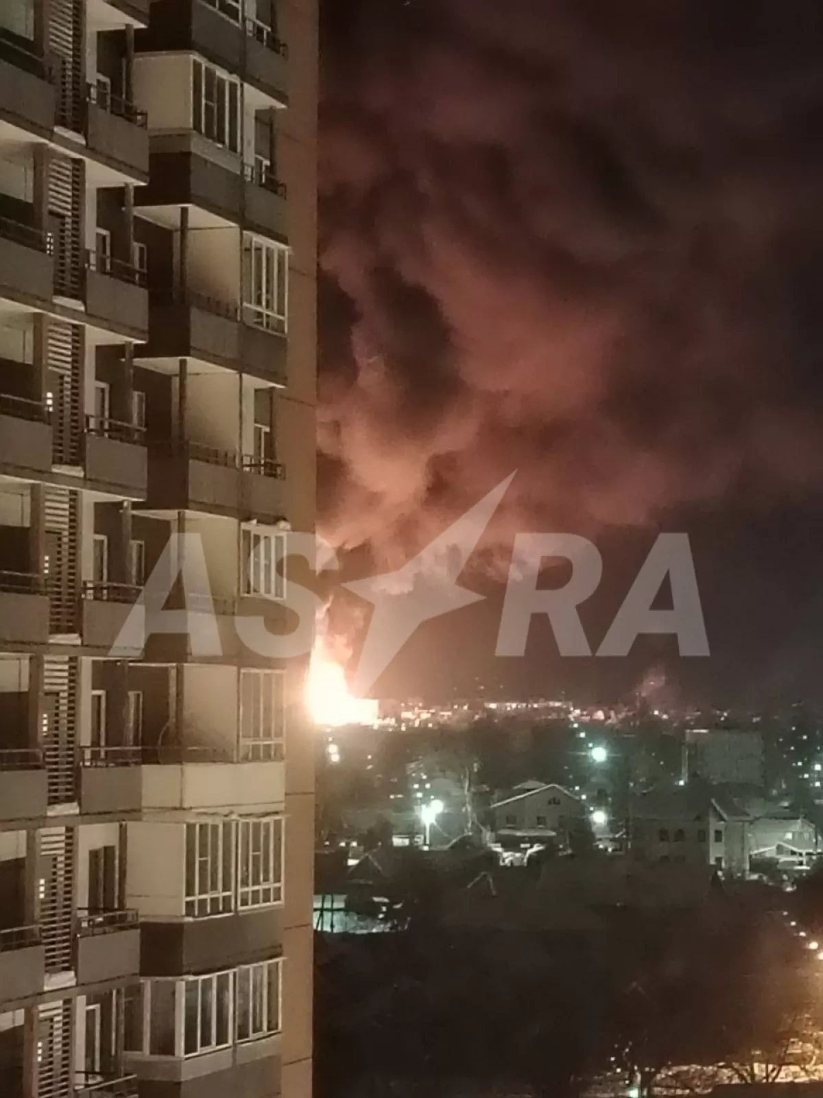 Media: Oil depot in Russia ablaze after Ukrainian drone strike PHOTO / VIDEO