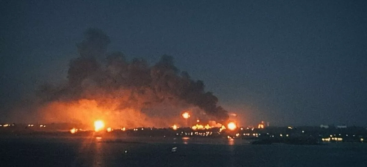 Ukraine says overnight strikes hit Russian oil refinery, Engels airbase
