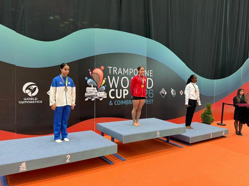 Azerbaijani gymnasts deliver successful performances in Portugal (PHOTO)