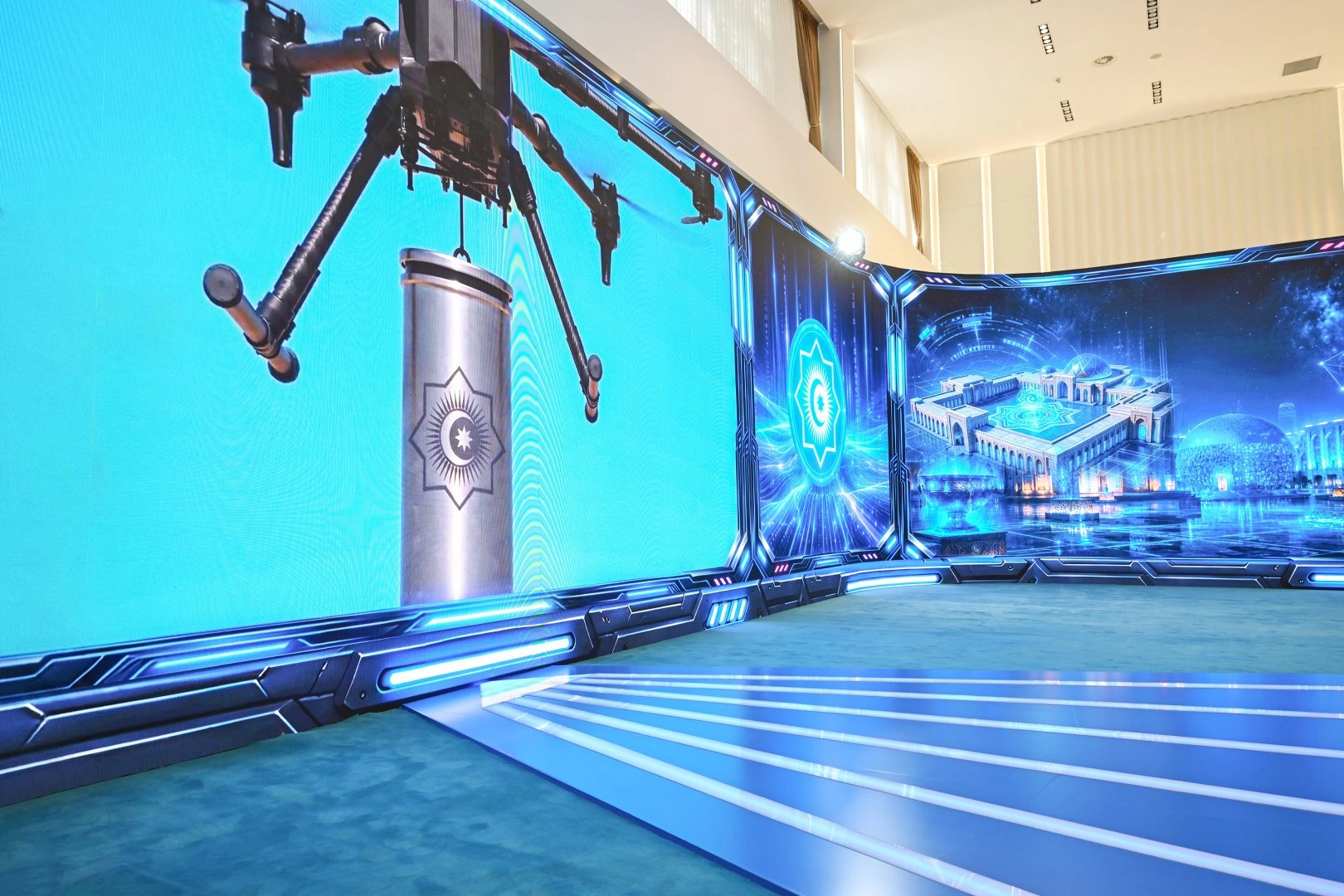 President Ilham Aliyev and participants of OTS Informal Summit attend groundbreaking ceremony of Turkic Civilization Center (PHOTO)