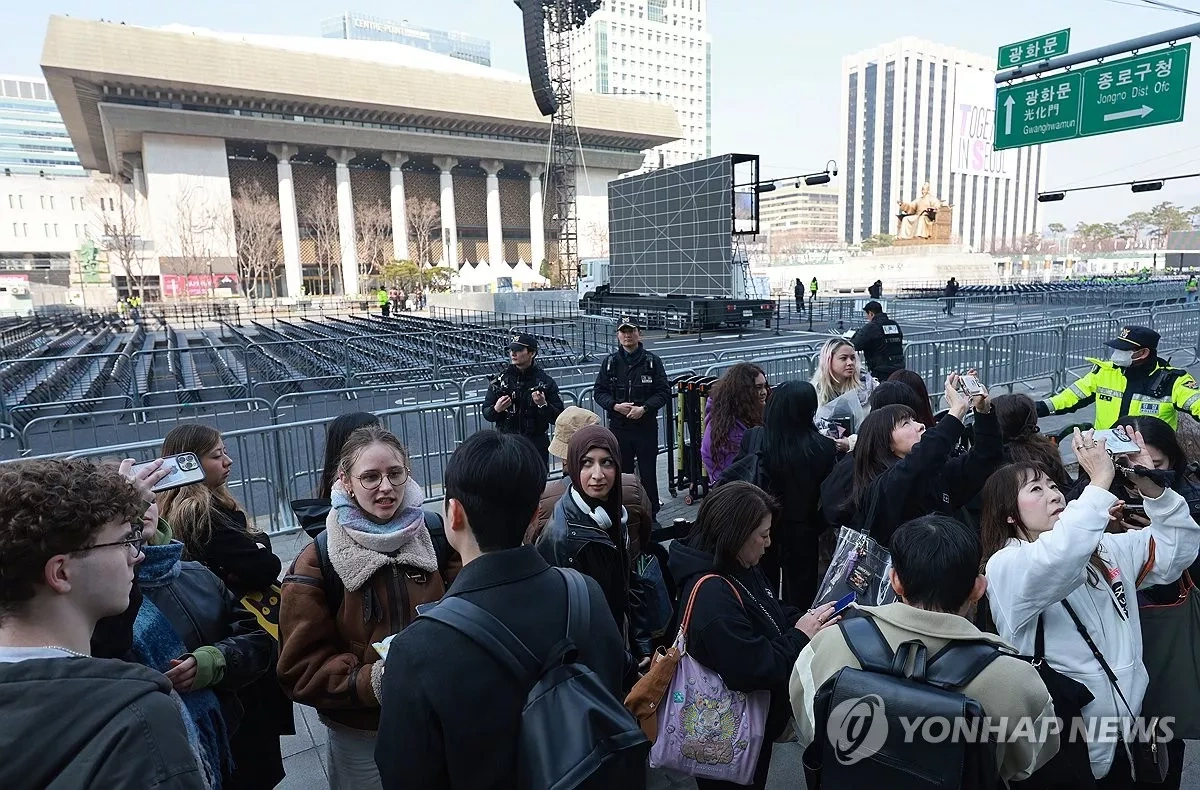 BTS concert in Seoul sees turnout of only 30,000
