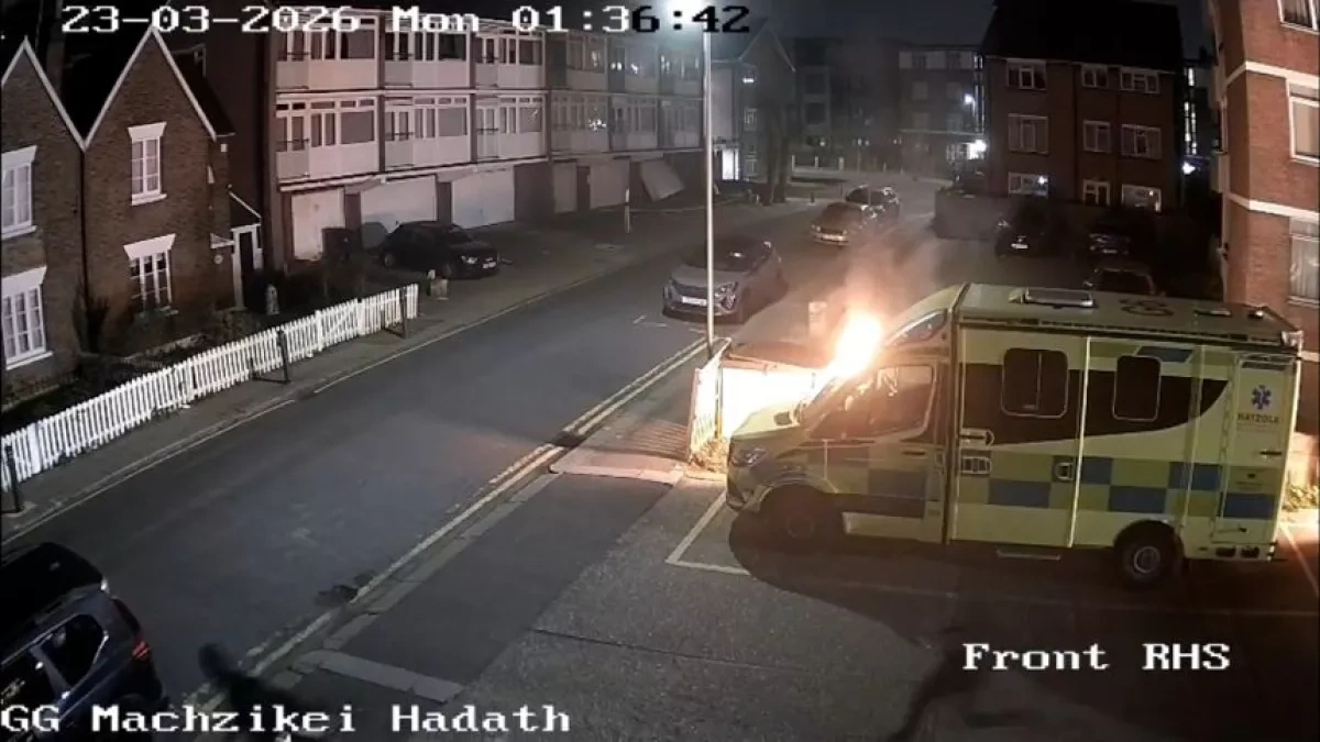 Arson strikes Jewish ambulances in London’s Golders Green
