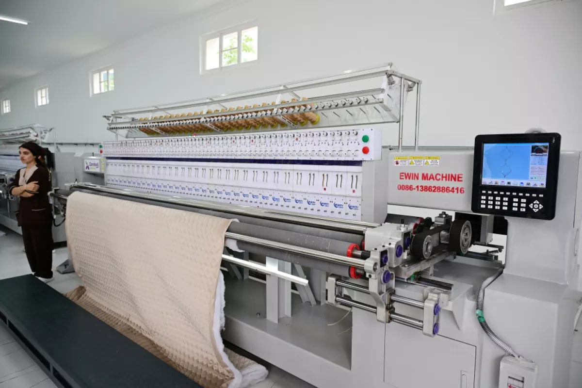 Azerbaijani president inaugurates “Garabagh Textile House” LLC in Khojaly PHOTO