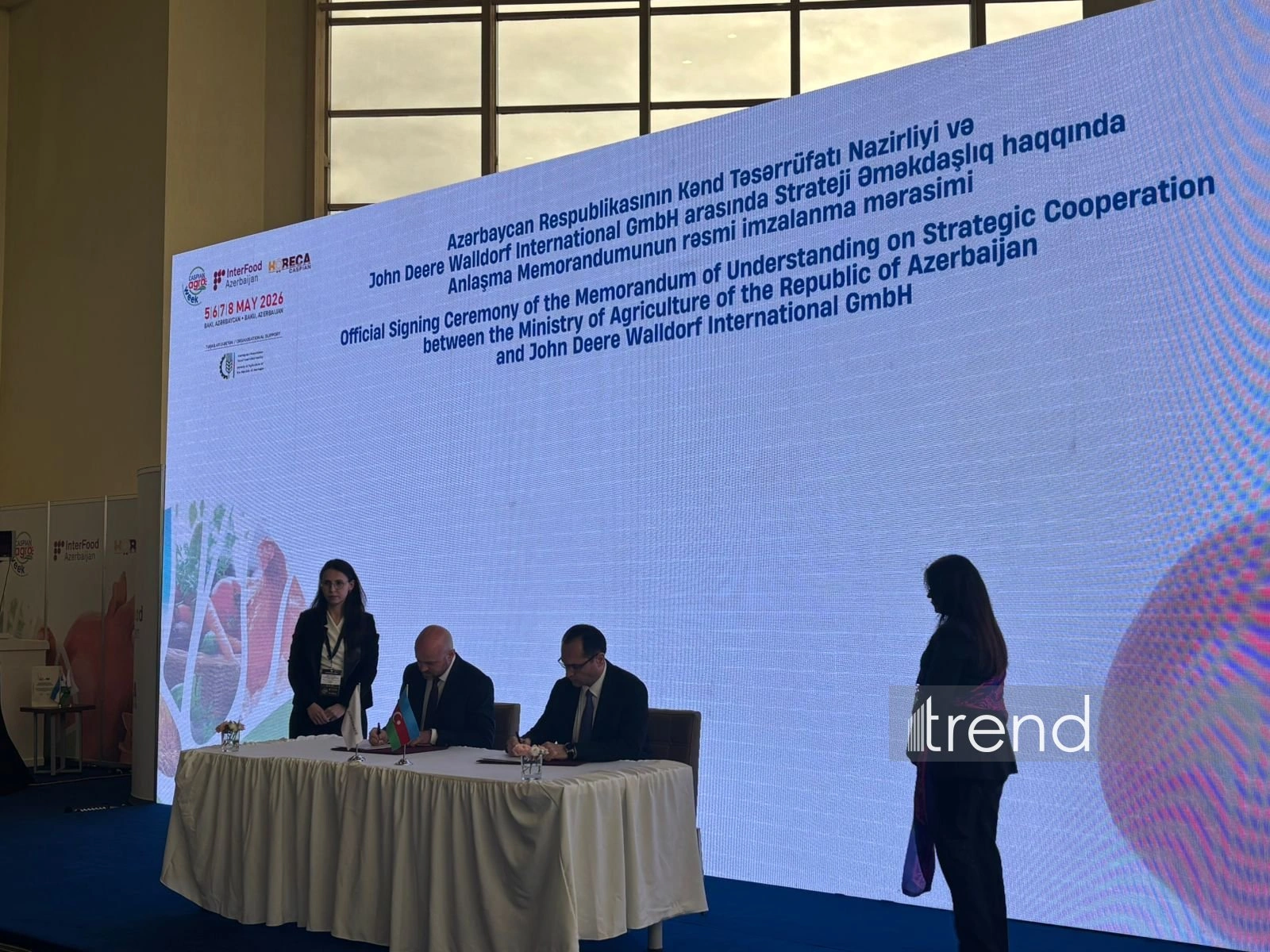 Azerbaijan and German John Deere sign strategic cooperation deal