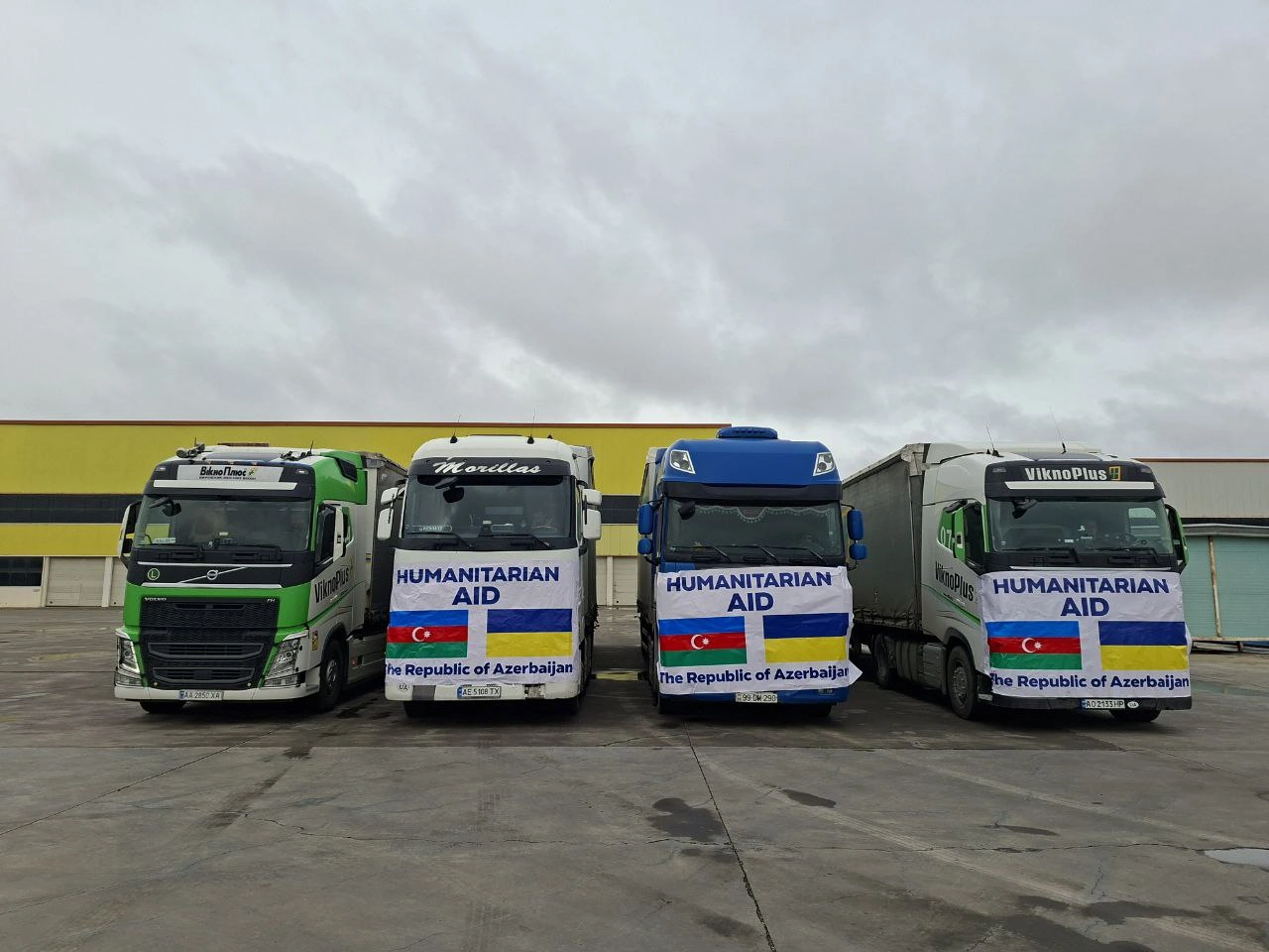 Azerbaijan sends another batch of humanitarian aid to Ukraine (PHOTO/VIDEO)