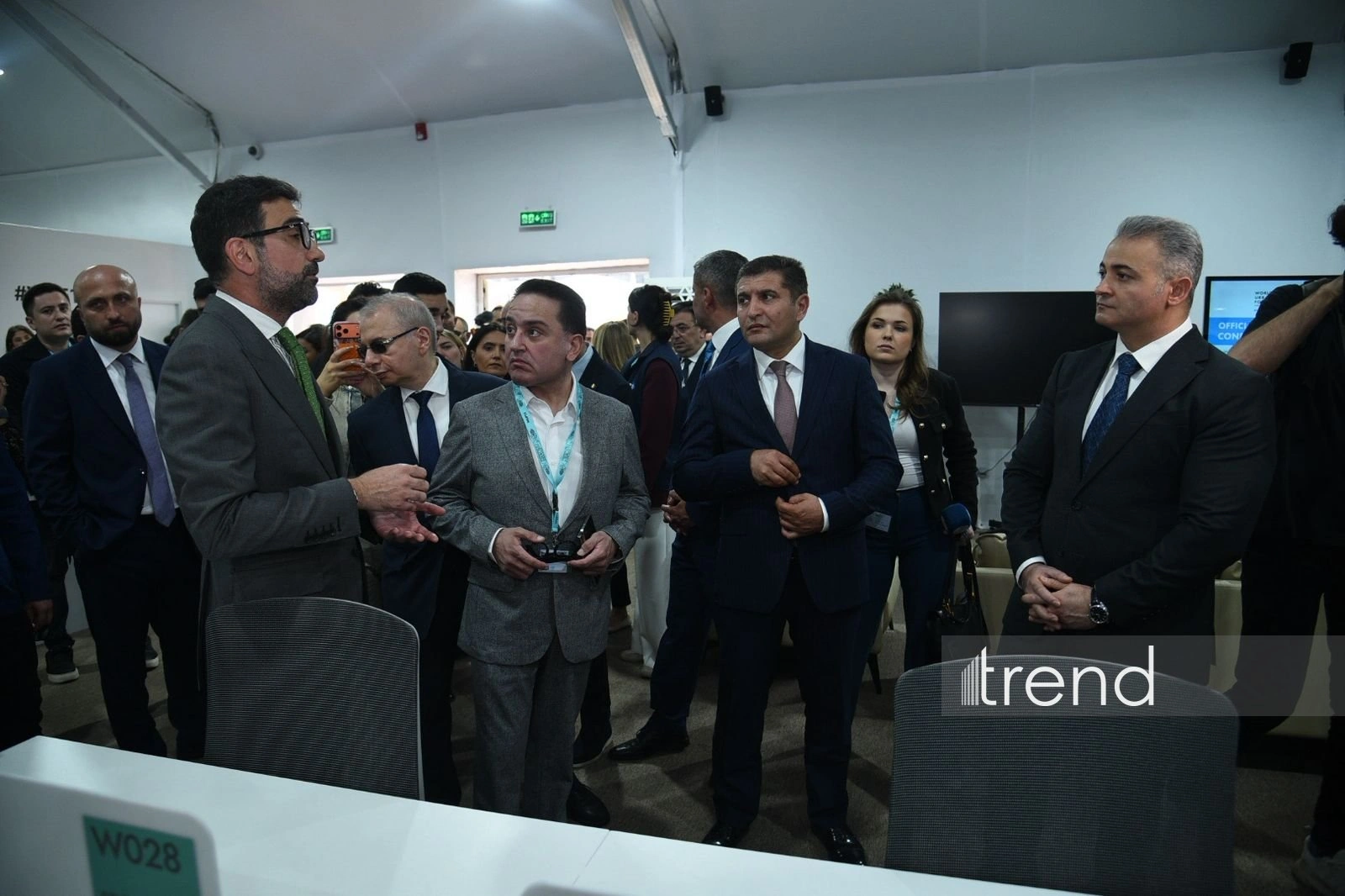 Media representatives inspect final work ahead of WUF13 (PHOTO)