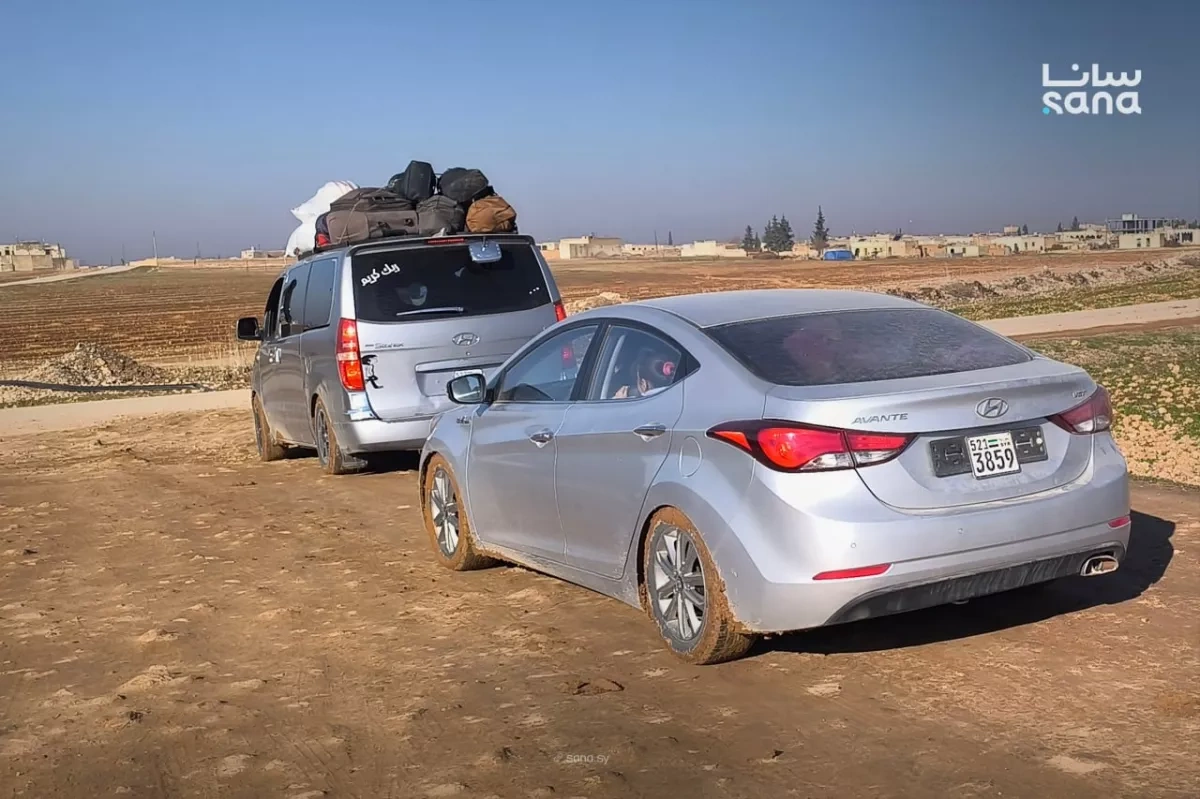 Civilians escape from Syria's Mabouja village amid SDF blockade PHOTO