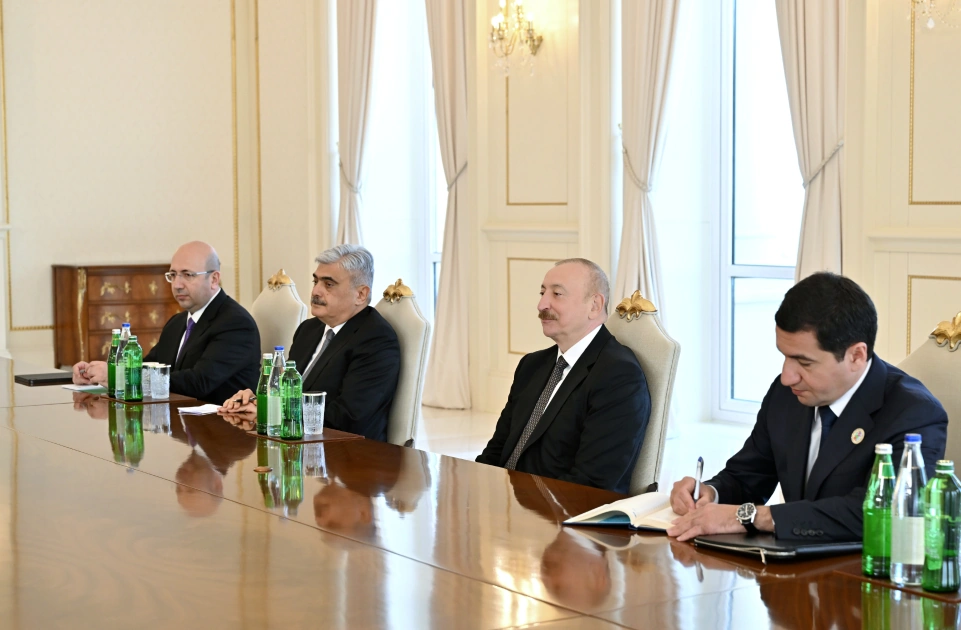 President Ilham Aliyev receives Chairman of Chamber of Representatives of the National Assembly of Belarus (PHOTO)