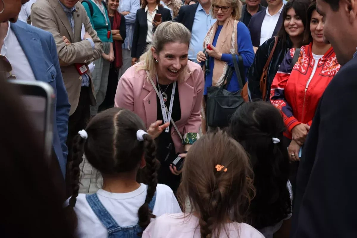 Diplomats share heartwarming moment with children in Azerbaijan's Shusha PHOTO