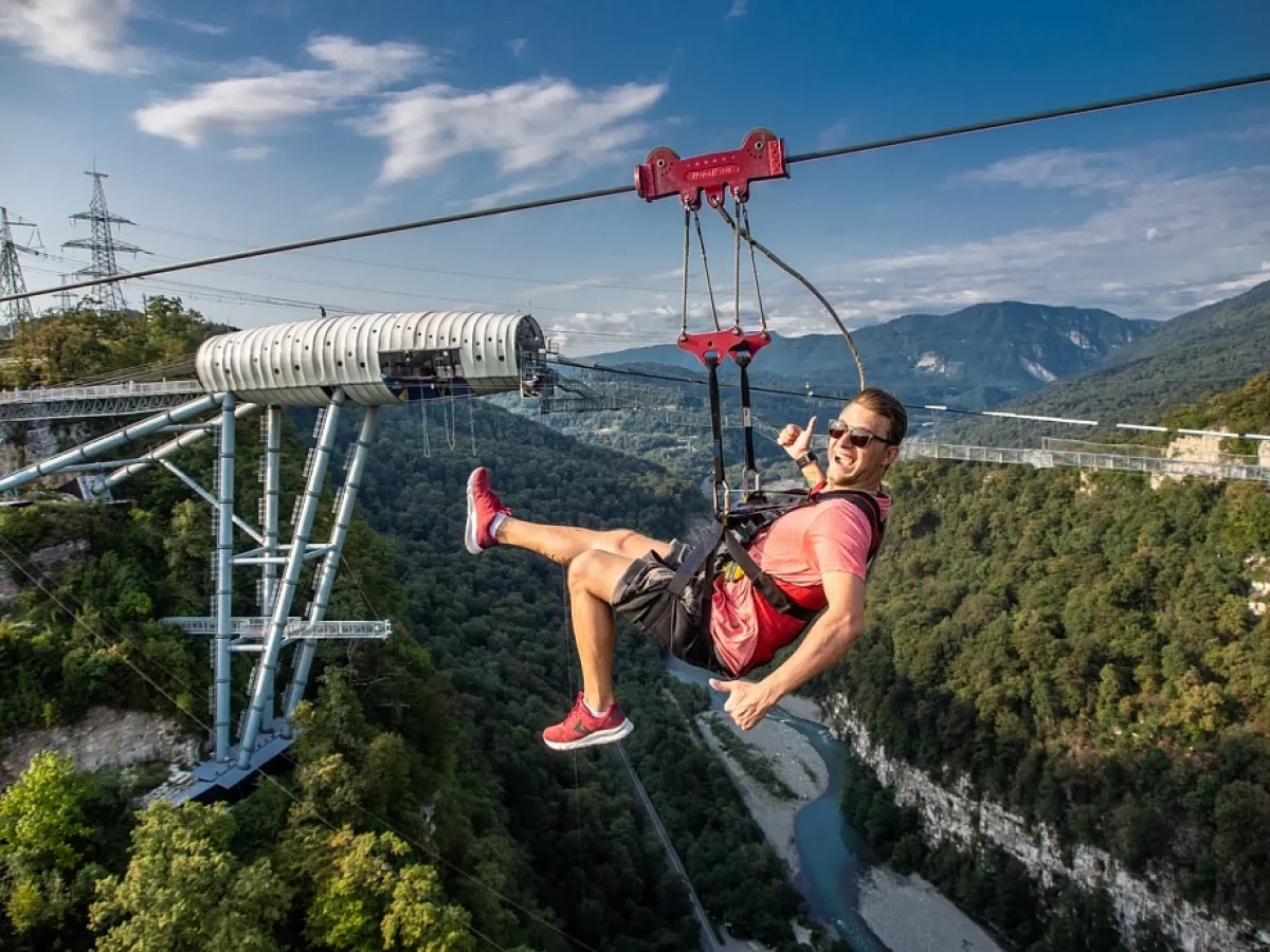 Georgia opens country’s highest zipline at Enguri Dam VIDEO