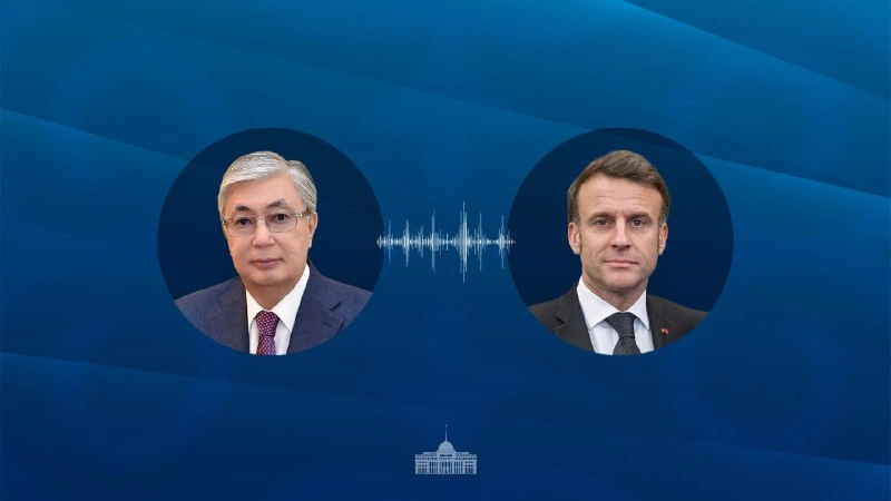President of France congratulates Kazakhstan's Tokayev on new constitution referendum