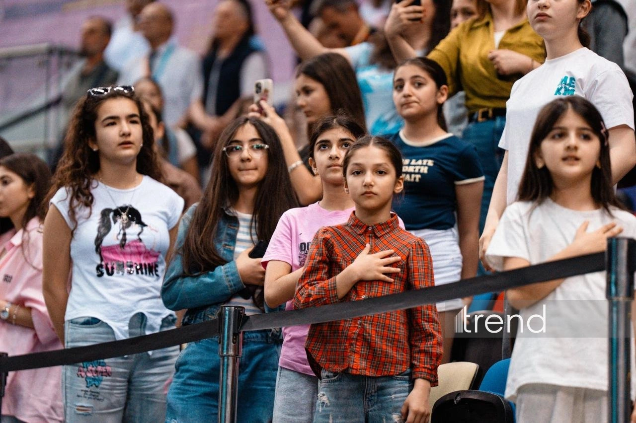 Triple pride in arena: Azerbaijani anthem played 3 times (PHOTO)