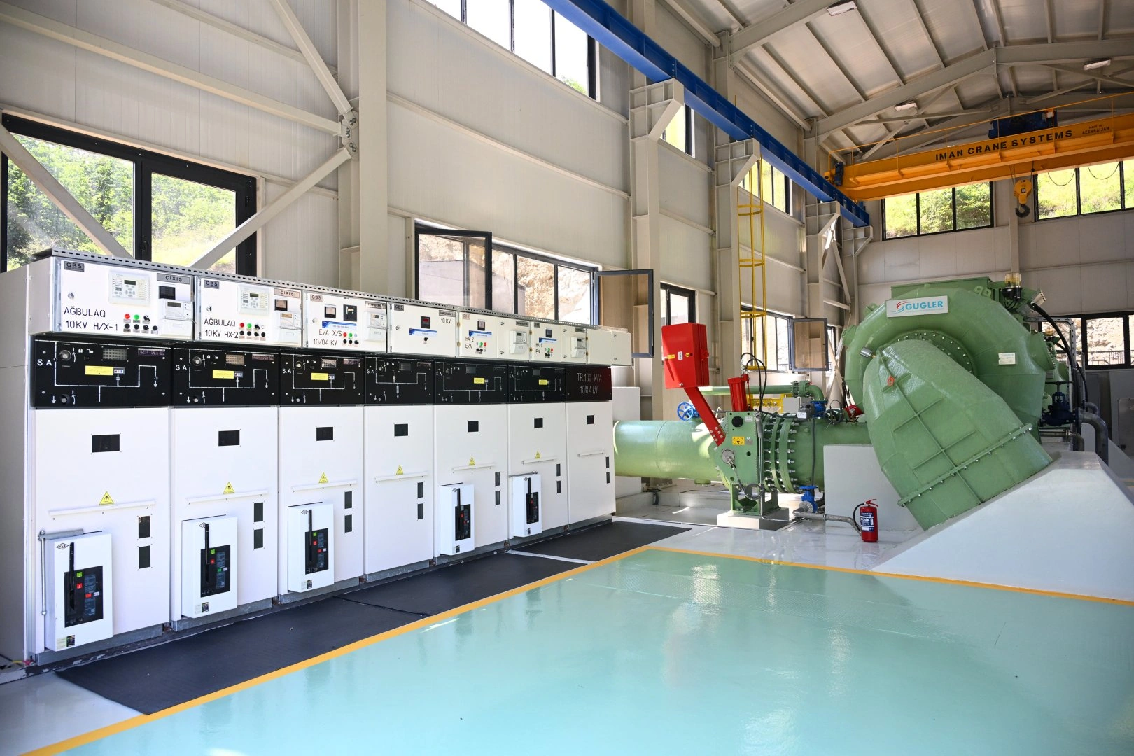 President Ilham Aliyev inaugurates hydroelectric power stations on Hochaz River in Lachin (PHOTO)