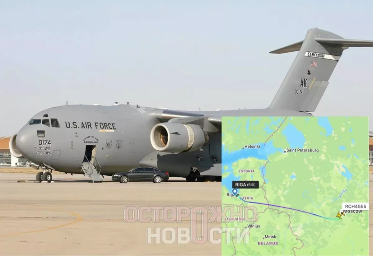 US military plane lands in Moscow, purpose remains unknown