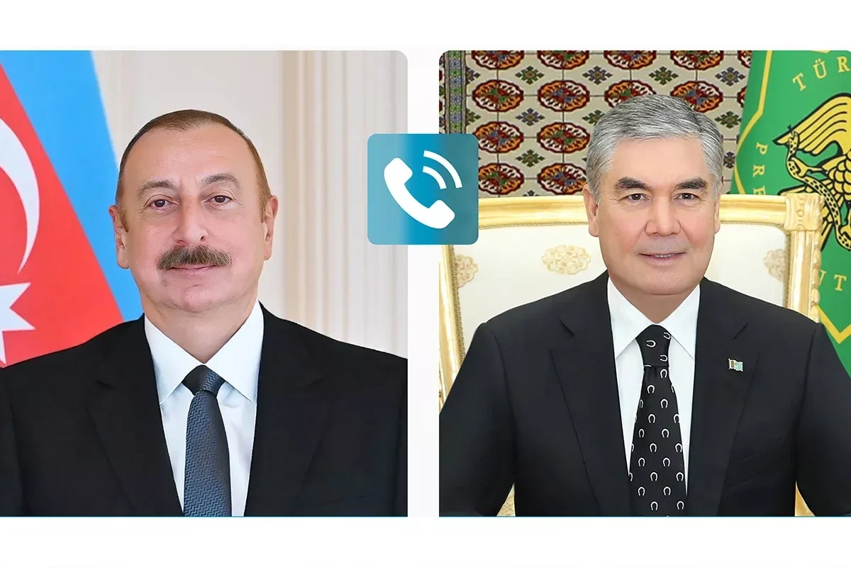 Azerbaijan, Turkmenistan review bilateral ties during leaders' phone call