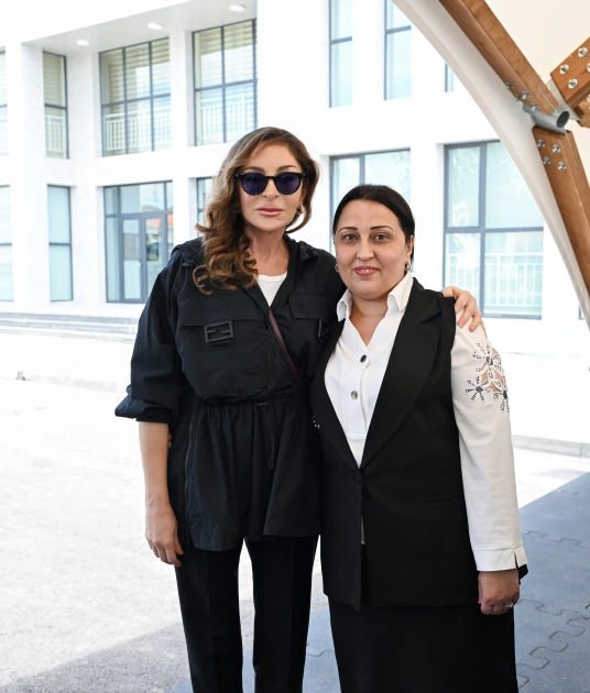 President Ilham Aliyev, First Lady Mehriban Aliyeva meet with residents of Shukurbeyli village of Jabrayil district (PHOTO)