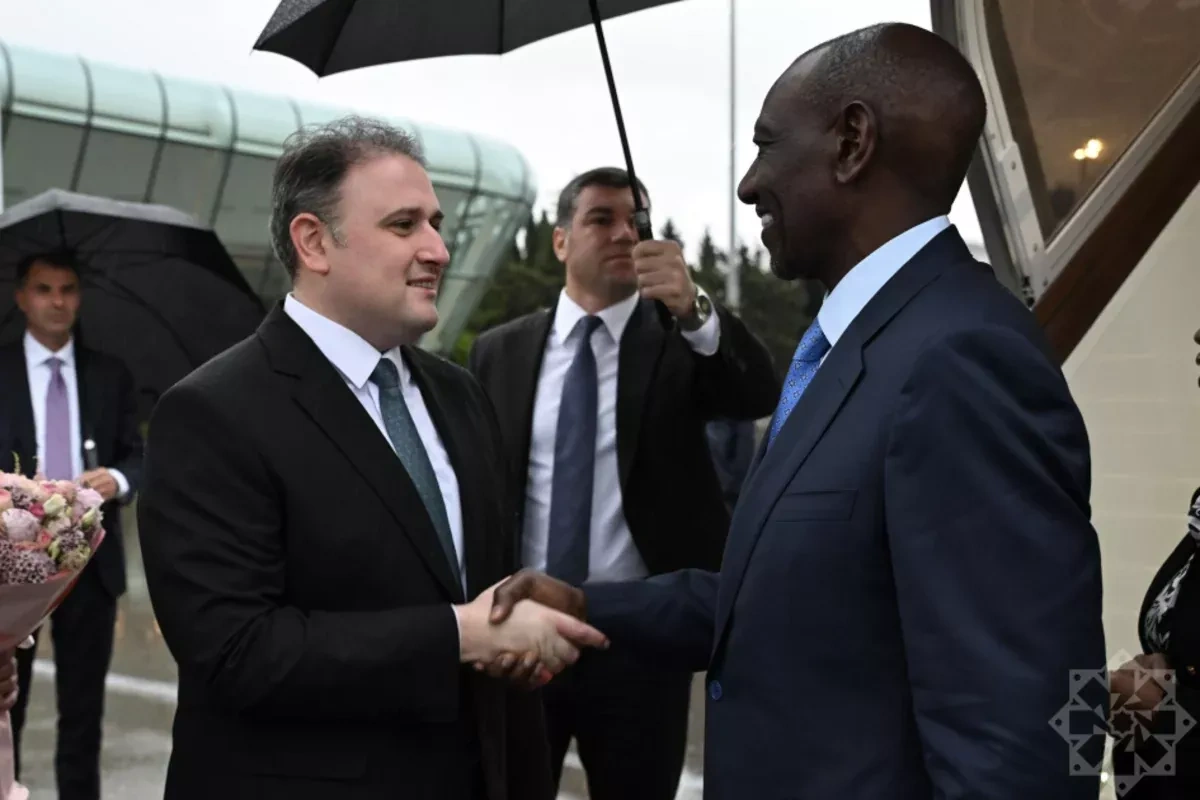 Kenya’s President William Ruto lands in Azerbaijan to attend WUF13 PHOTO