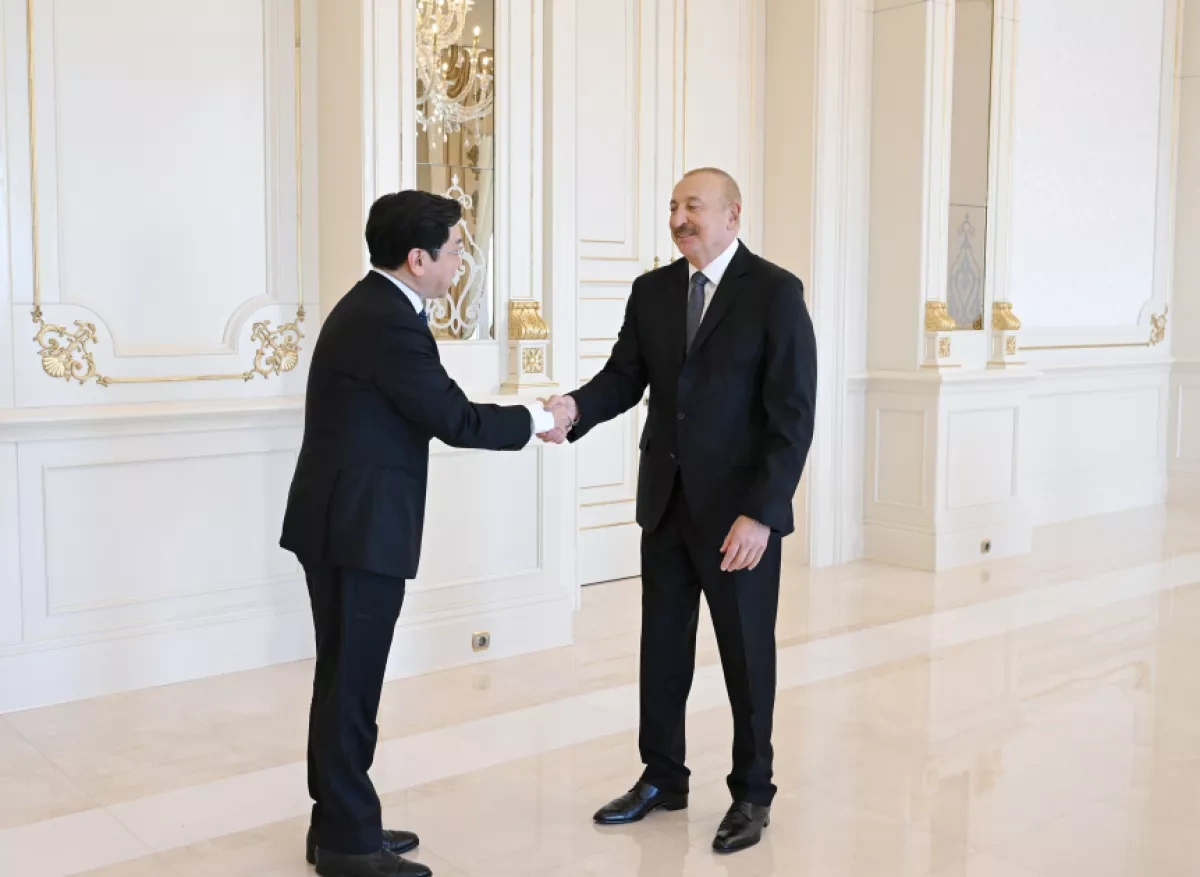 Azerbaijani president receives executives from Chinese, Italian companies PHOTO