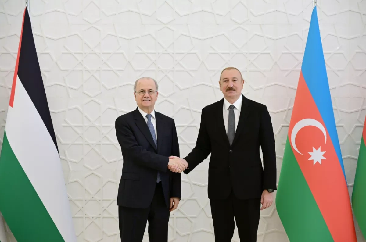 President Aliyev hosts Palestinian PM, discusses cooperation, humanitarian assistance PHOTO
