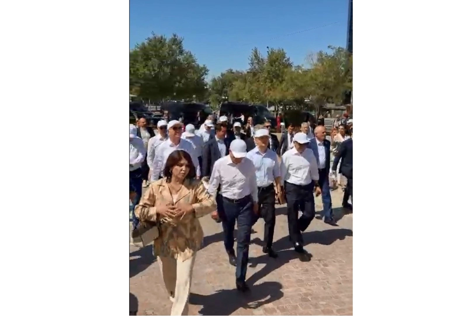 Azerbaijani delegation visits historic Ark Fortress in Bukhara