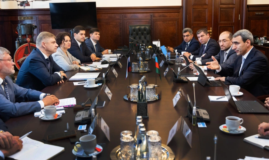 Azerbaijan Railways meets with Russian, Iranian rail leaders on expanding cooperation (PHOTO)