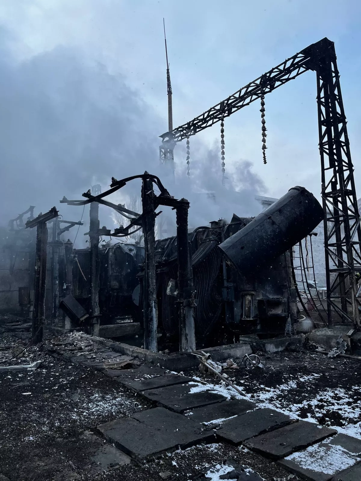 Russian strike cuts power to thousands in Odesa PHOTO