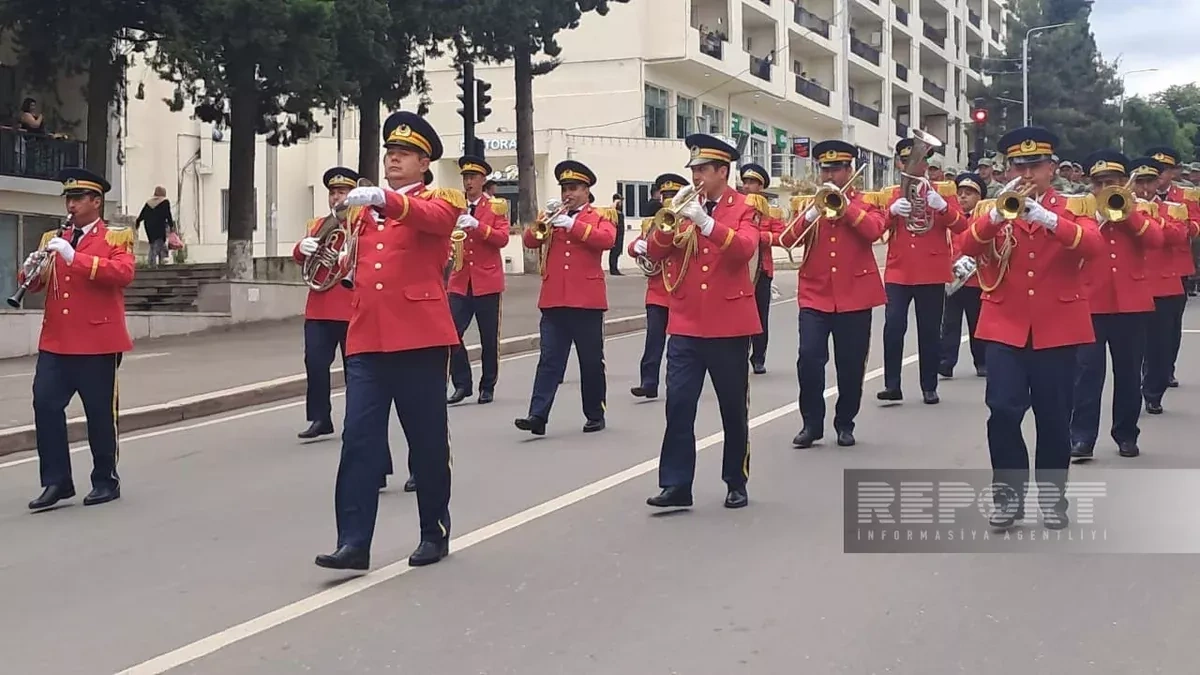Azerbaijan holds military parade in Khankendi PHOTO