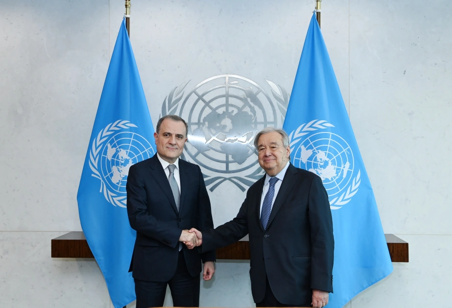 Azerbaijani FM briefs UN Secretary-General on peace process between Azerbaijan and Armenia