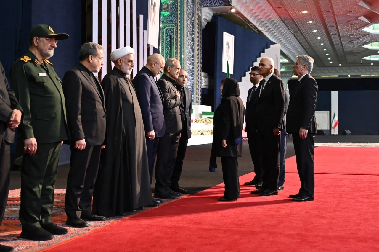 Azerbaijani delegation attends farewell ceremony for Seyyed Ali Khamenei (PHOTO)