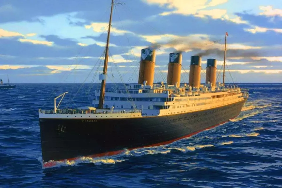 Baku advances construction of mystery vessel resembling Titanic PHOTO