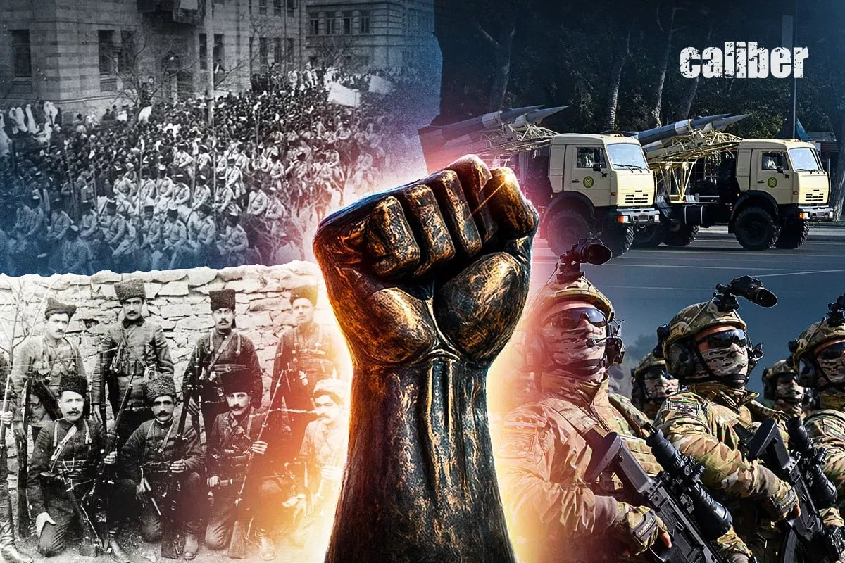 108 years of the Azerbaijani Army Honour. Courage. Victory.