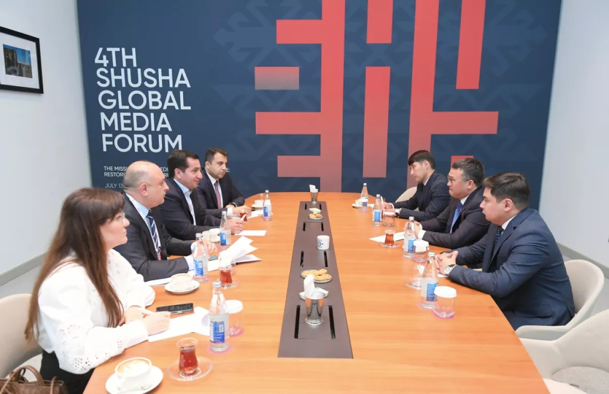 Azerbaijan, Kazakhstan eye media cooperation at Shusha forum PHOTO