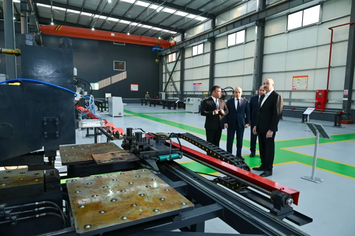 Azerbaijani president reviews new industrial projects in Aghdam PHOTO / Updated