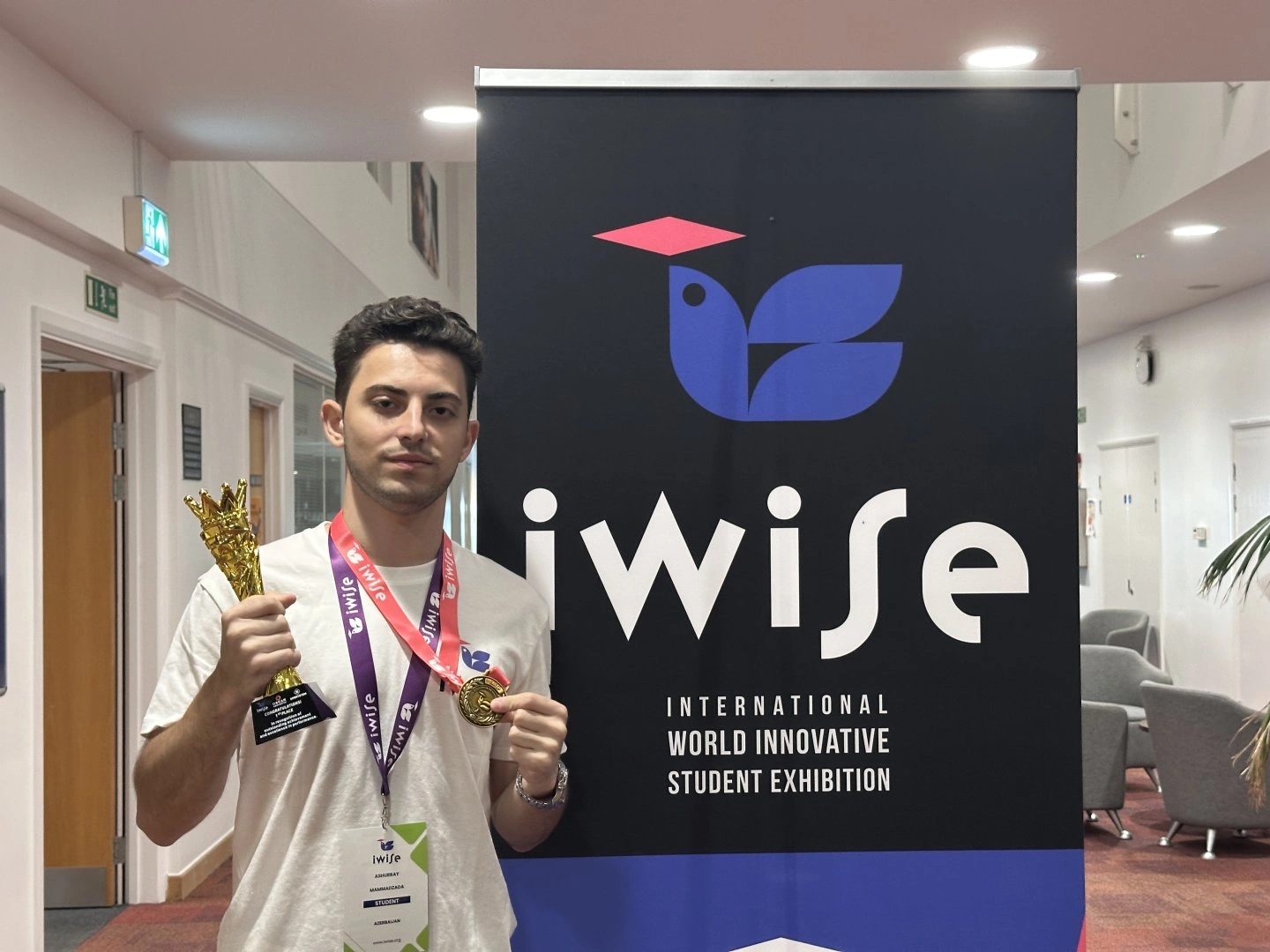 UNEC student becomes world champion at the International World Innovative Student Exhibition 2026 Final in the United Kingdom (PHOTO)
