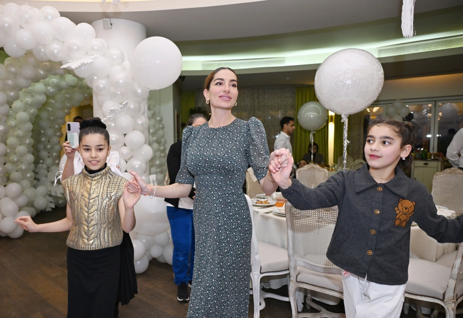 Heydar Aliyev Foundation VP Leyla Aliyeva, Head of Baku Media Center Arzu Aliyeva and Alena Aliyeva join festive celebrations for children with special needs in Baku (PHOTO)