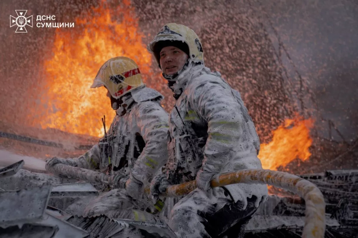 Russian UAV strikes hit Ukraine’s Sumy city multiple times Photo