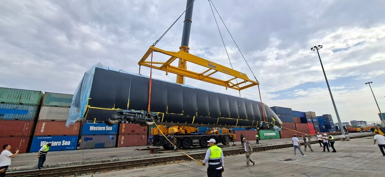 Uzbekistan receives third Hyundai Rotem high-speed train from South Korea