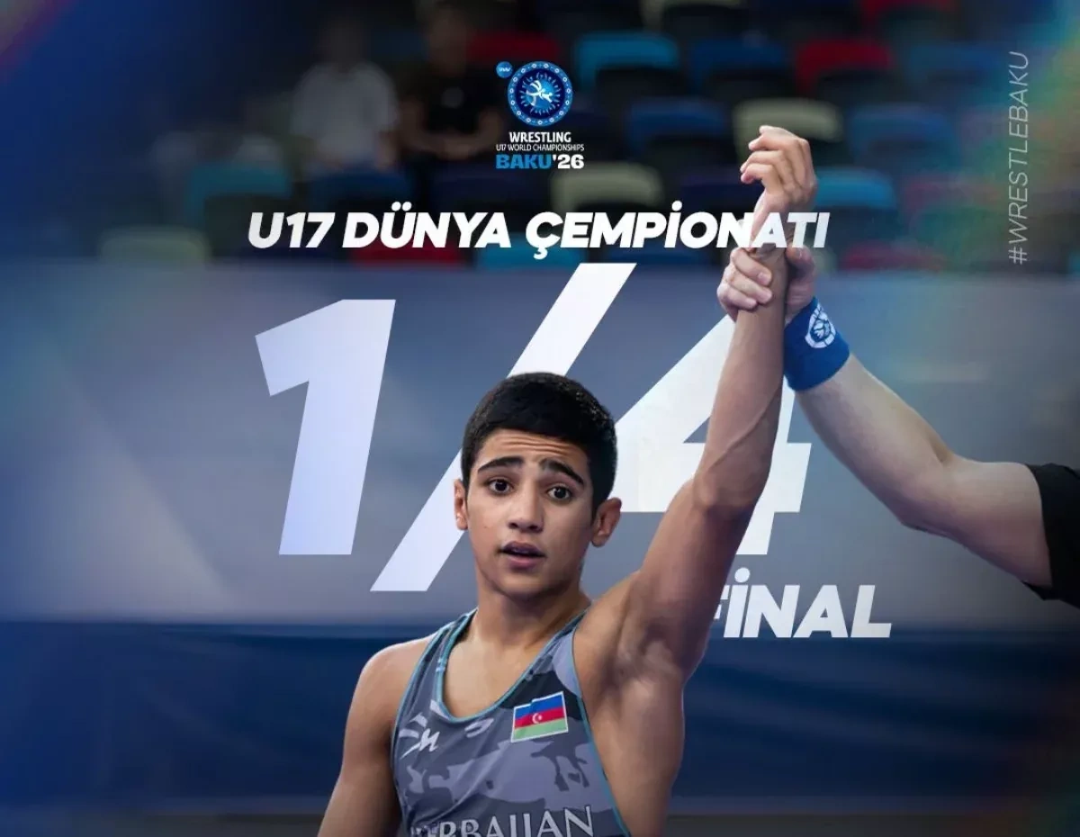 Azerbaijani wrestler advances to U-17 World Championships final