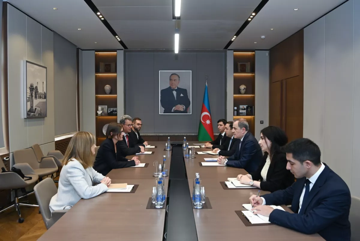 Azerbaijani FM discusses humanitarian cooperation with Red Cross president in Baku