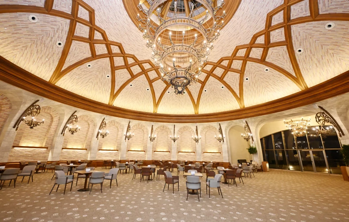 Azerbaijani leader, first lady attend Pirgulu Park hotel opening in Shamakhi PHOTO / UPDATED
